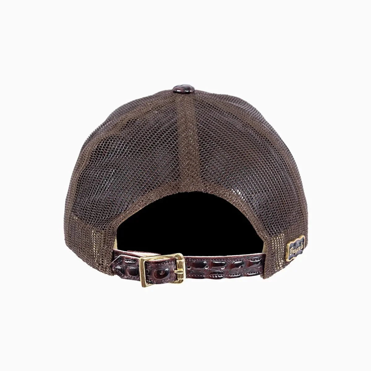 Casquette de camionneur en laine Breyer's Buck 50 avec visière en cuir