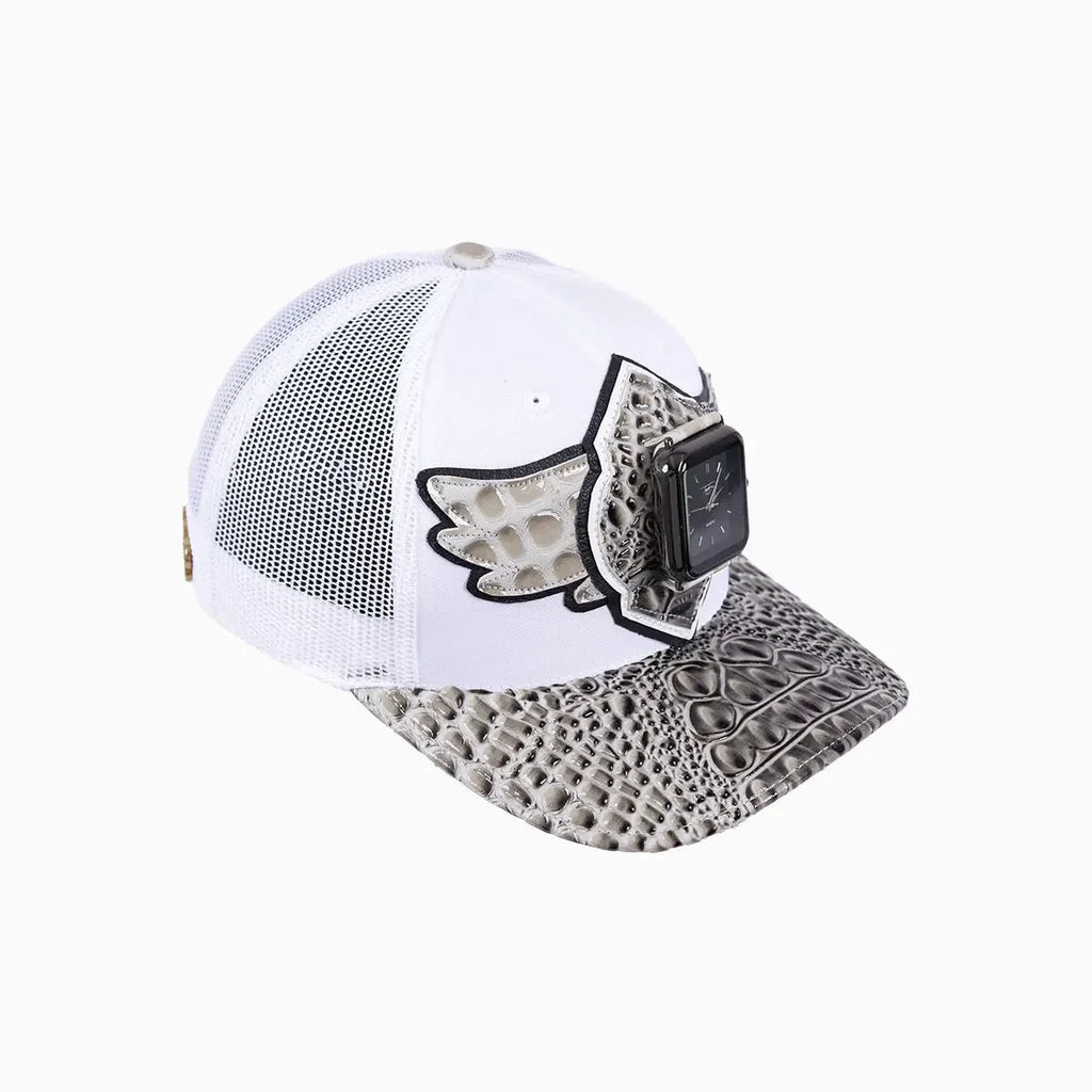 Breyer's Buck 50 Wool Trucker Hat With Leather Visor