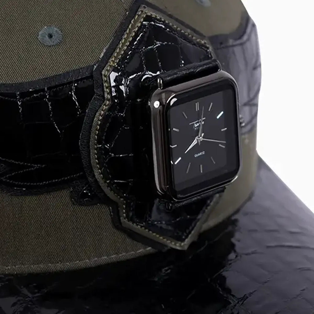 Casquette de camionneur Breyer's Buck 50 en laine avec visière en cuir