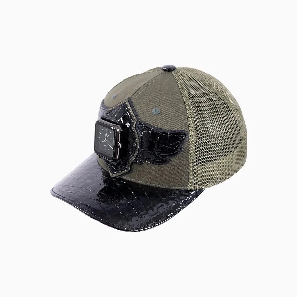 Casquette de camionneur Breyer's Buck 50 en laine avec visière en cuir