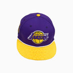Gorra Breyer's Buck 50 de Los Angeles Lakers con visera de cuero