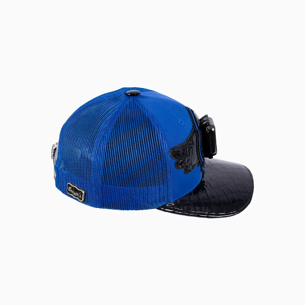 Gorra Trucker Breyer's Buck 50 de lana con visera de cuero