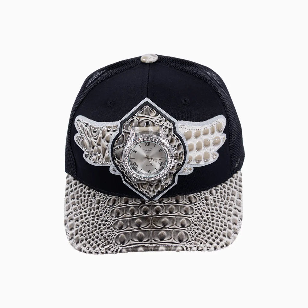 Casquette de camionneur en laine Breyer's Buck 50 avec visière en cuir