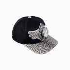 Casquette de camionneur en laine Breyer's Buck 50 avec visière en cuir