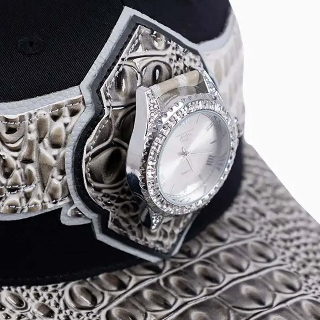Casquette de camionneur en laine Breyer's Buck 50 avec visière en cuir