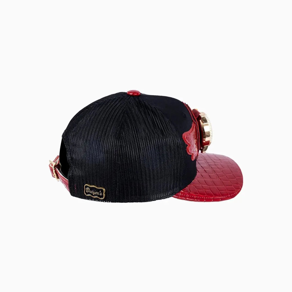 Breyer's Buck 50 Wool Trucker Hat With Leather Visor