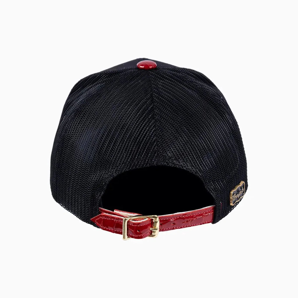 Breyer's Buck 50 Wool Trucker Hat With Leather Visor