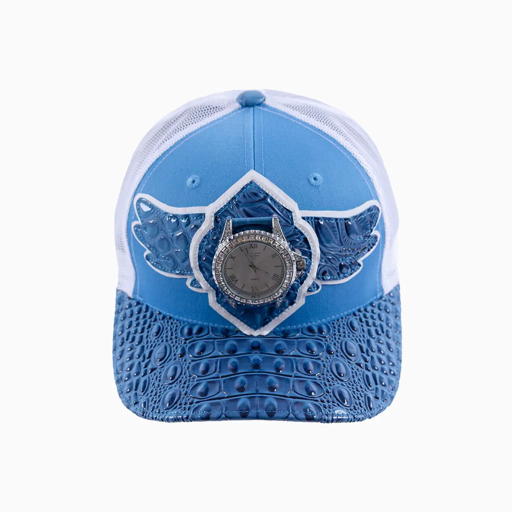 Casquette de camionneur en laine Breyer's Buck 50 avec visière en cuir
