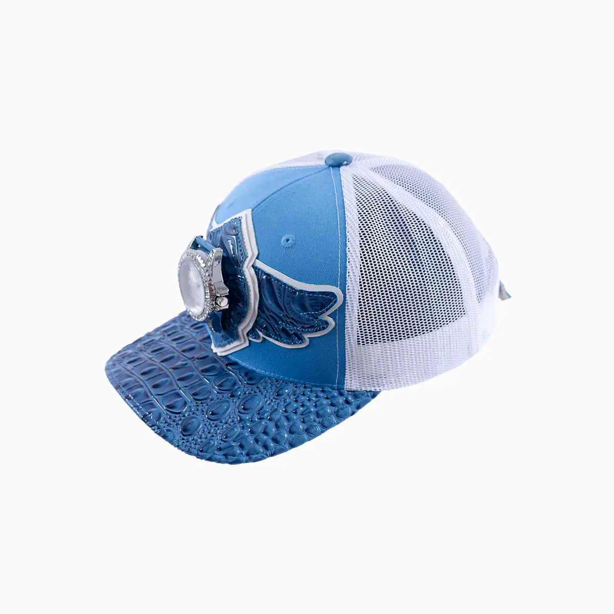 Casquette de camionneur en laine Breyer's Buck 50 avec visière en cuir