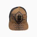 Gorra Trucker Breyer's Buck 50 de Lana con Visera de Cuero