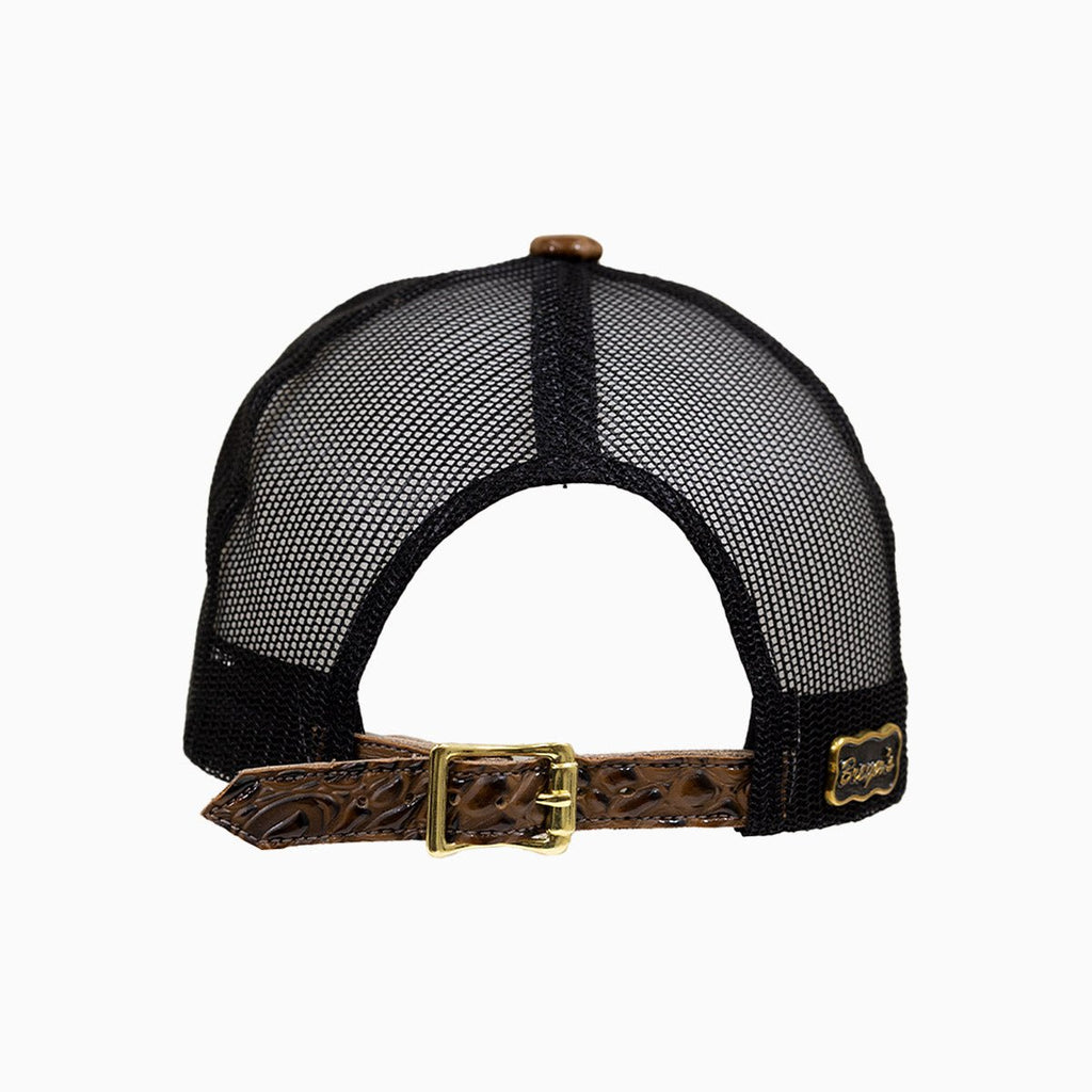 Gorra Trucker Breyer's Buck 50 de Lana con Visera de Cuero