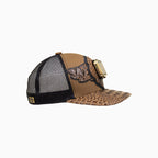 Gorra Trucker Breyer's Buck 50 de Lana con Visera de Cuero