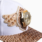 Breyer's Buck 50 Wool Trucker Hat With Leather Visor