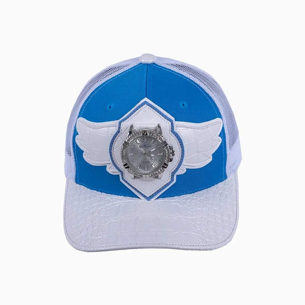 Gorra de camionero Breyer's Buck 50 de lana con visera de cuero