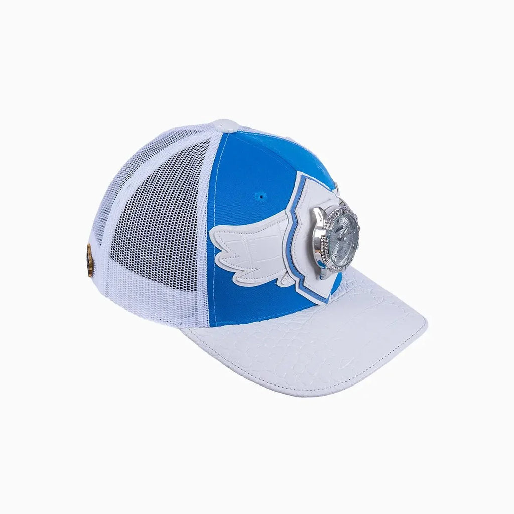 Gorra de camionero Breyer's Buck 50 de lana con visera de cuero