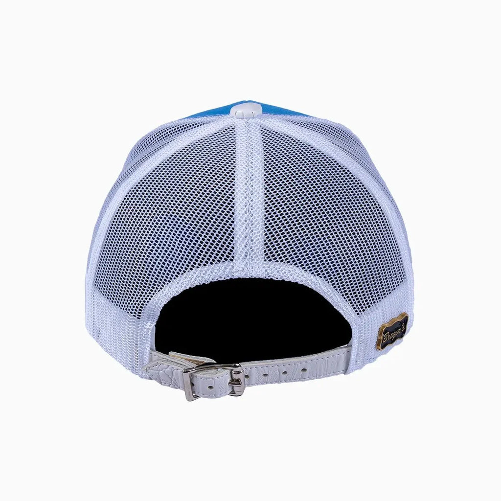 Gorra de camionero Breyer's Buck 50 de lana con visera de cuero