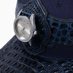 Casquette de camionneur Breyer's Buck 50 en laine avec visière en cuir