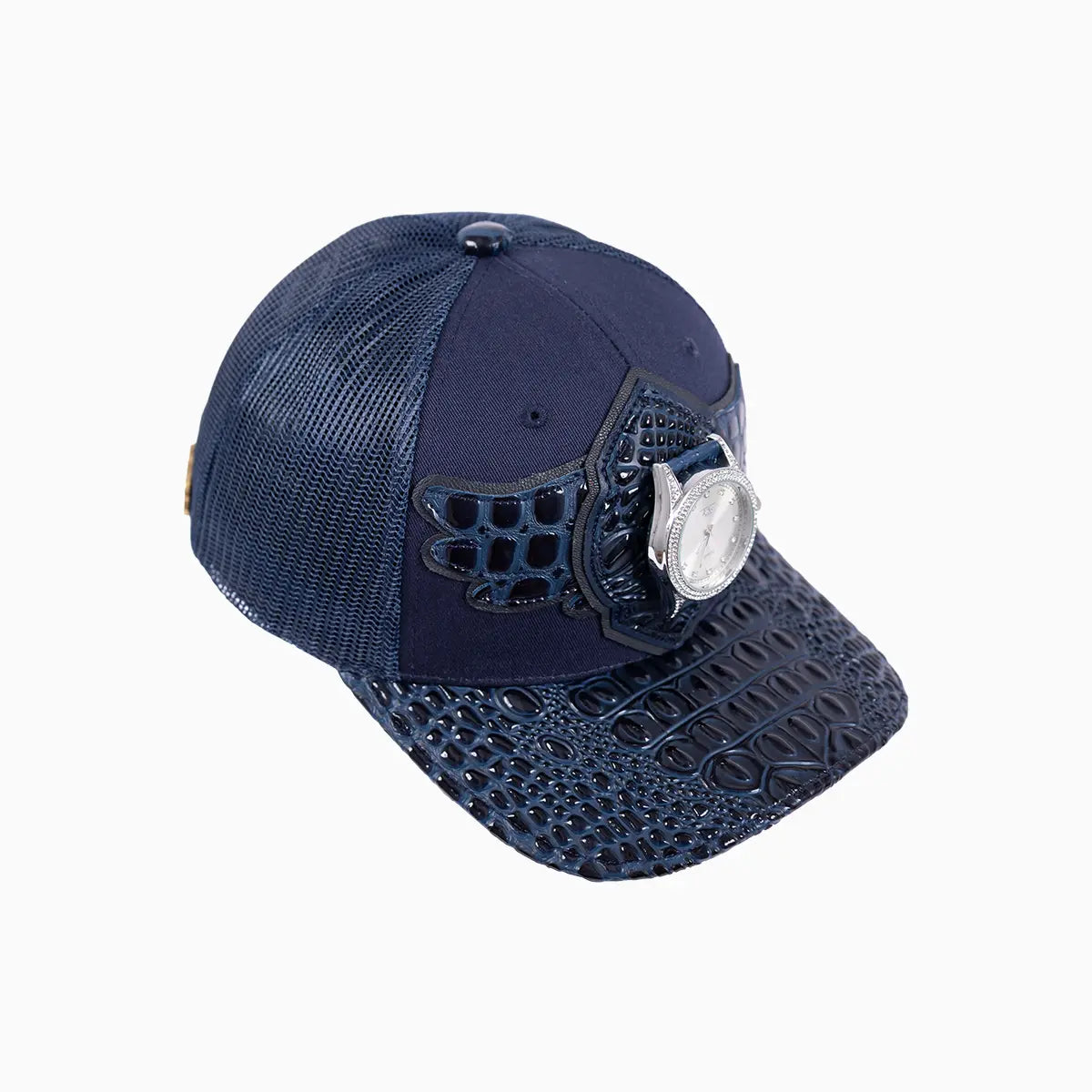 Casquette de camionneur Breyer's Buck 50 en laine avec visière en cuir
