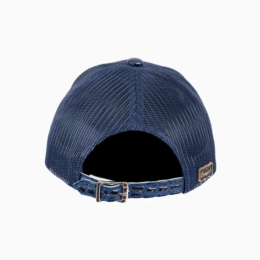 Casquette de camionneur Breyer's Buck 50 en laine avec visière en cuir