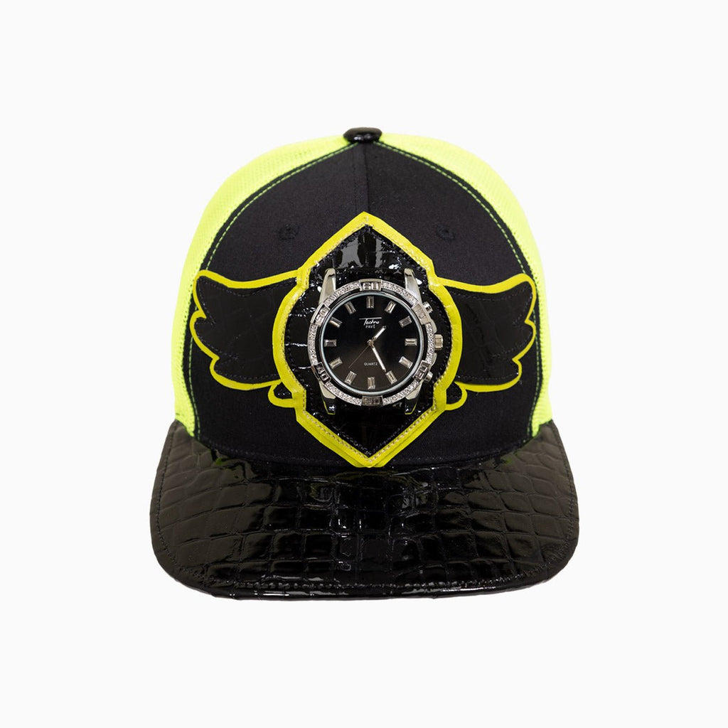 Casquette de camionneur en laine Breyer's Buck 50 avec visière en cuir