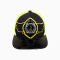 Casquette de camionneur en laine Breyer's Buck 50 avec visière en cuir