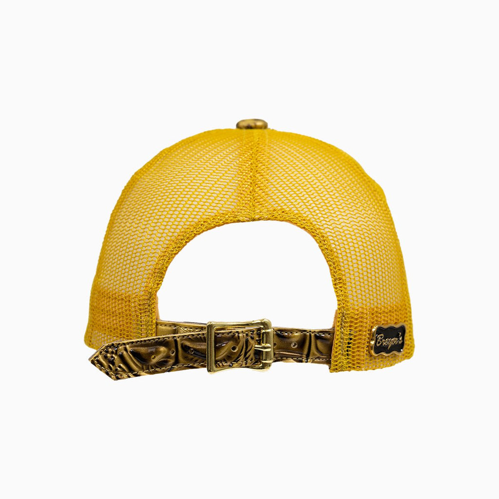 Casquette de camionneur Breyer's Buck 50 en laine avec visière en cuir