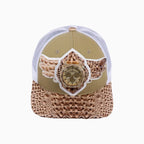 Breyer's Buck 50 Wool Trucker Hat With Leather Visor