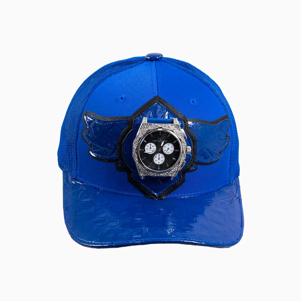Gorra tipo camionero Breyer's Buck 50 de lana con visera de cuero