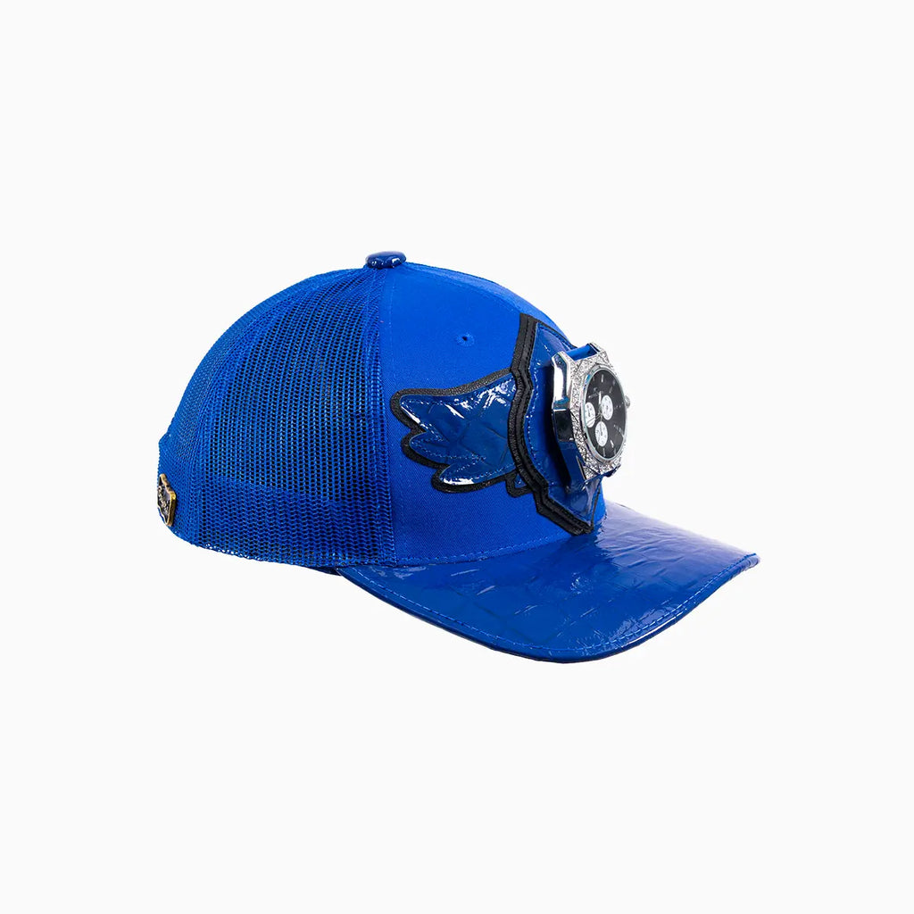Gorra tipo camionero Breyer's Buck 50 de lana con visera de cuero