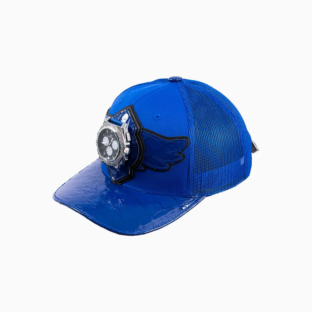 Gorra tipo camionero Breyer's Buck 50 de lana con visera de cuero