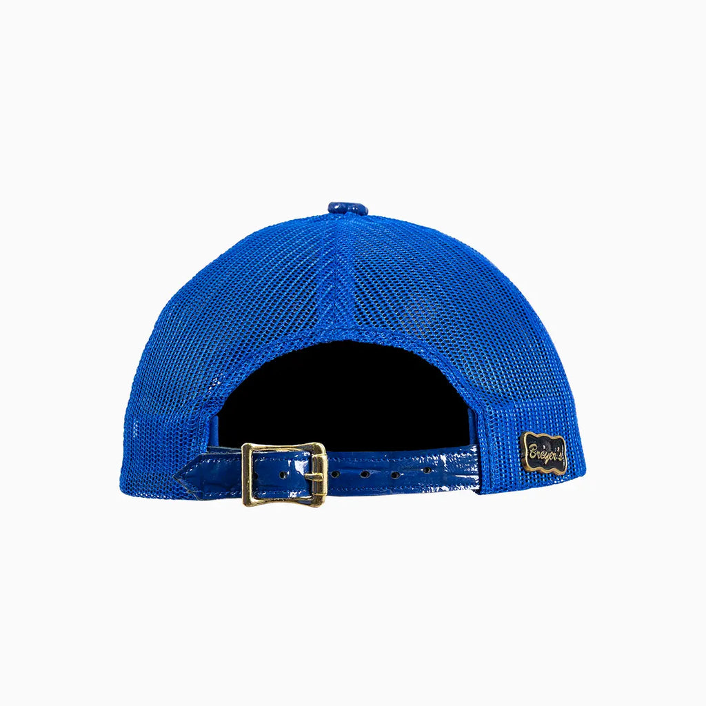 Gorra tipo camionero Breyer's Buck 50 de lana con visera de cuero