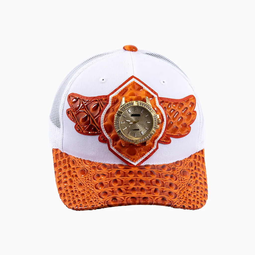 Casquette de camionneur Breyer's Buck 50 en laine avec visière en cuir