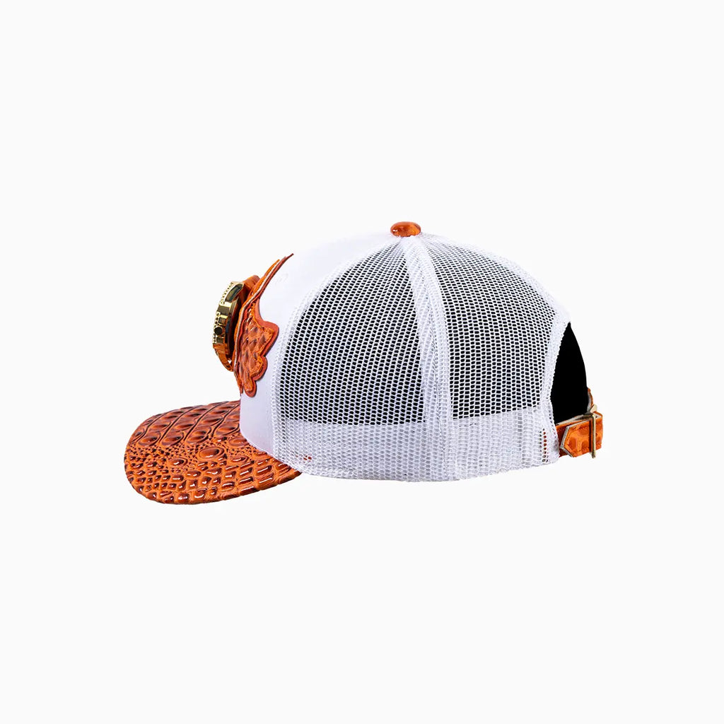 Casquette de camionneur Breyer's Buck 50 en laine avec visière en cuir