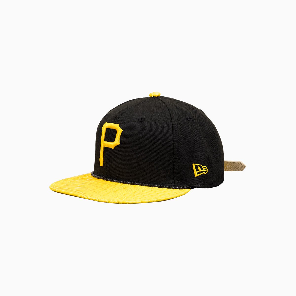 Casquette Breyer's Buck 50 des Pirates de Pittsburgh avec visière en cuir