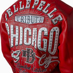 Chaqueta de cuero Pelle-Pelle X TB para hombre, modelo Windy City