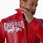 Chaqueta de cuero Pelle-Pelle X TB para hombre, modelo Windy City