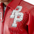 Chaqueta de cuero Pelle-Pelle X TB para hombre, modelo Windy City