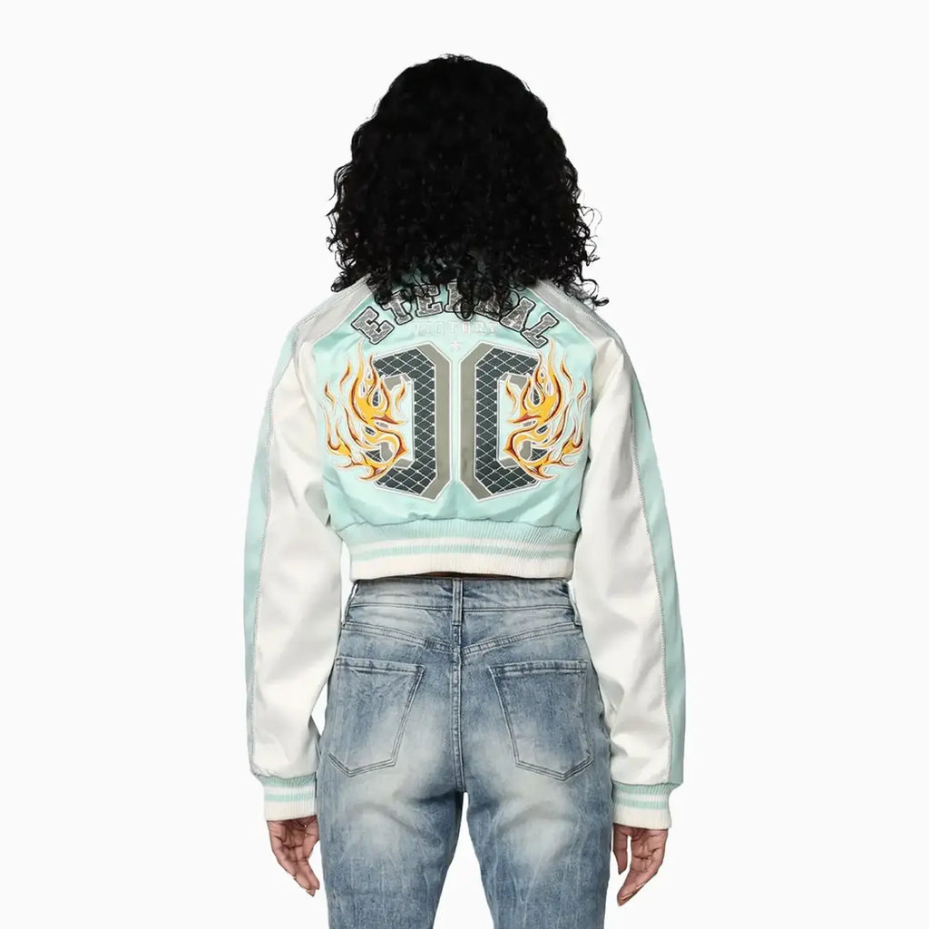 Veste courte légère universitaire pour femme