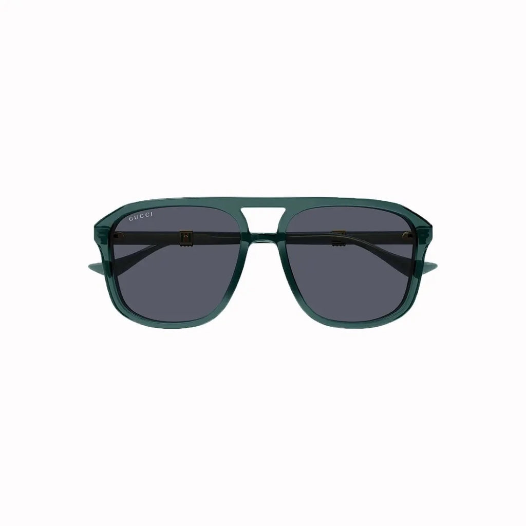 Lunettes de soleil Gucci pour homme en métal et acétate recyclé