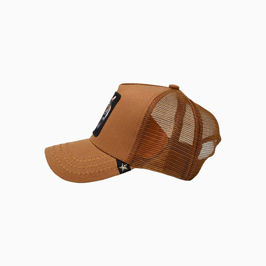 La casquette de routier "Tigre Marron"