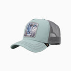 La casquette de camionneur Tiger Ice verte