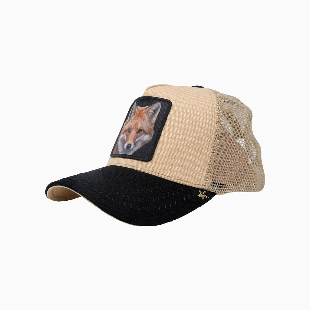 La gorra trucker Fox Beige