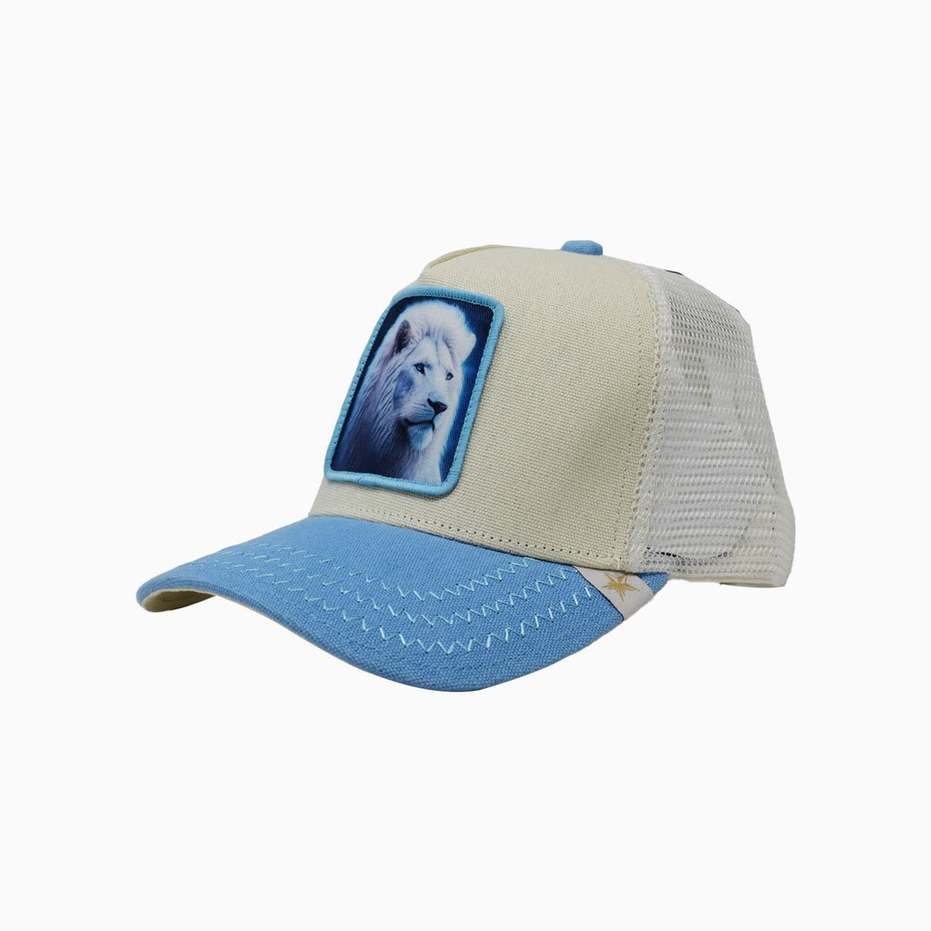Gorra Trucker para Hombre con Diseño de León
