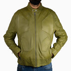 Blouson en cuir de moto Husdon pour homme