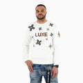 Sudadera de cuello redondo con gráfico LUXE para hombre