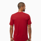 Camiseta Básica de Manga Corta Lisa para Hombre