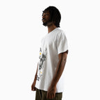 T-shirt à manches courtes et motif tête de mort As de pique pour homme