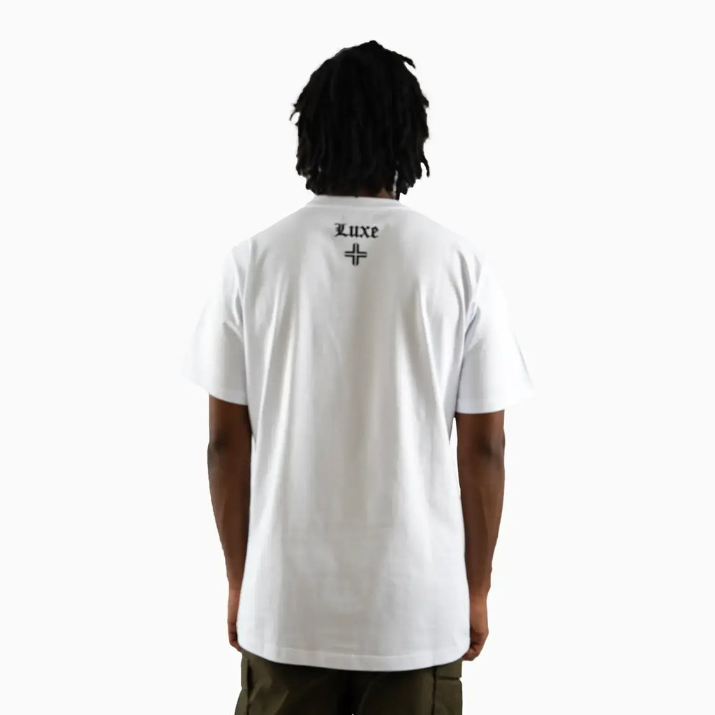 T-shirt à manches courtes et motif tête de mort As de pique pour homme