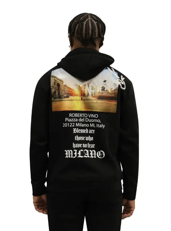 Sudadera con capucha para hombre Born to Ride Milano