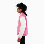 Chaqueta universitaria de lana con el escudo imperial para niños